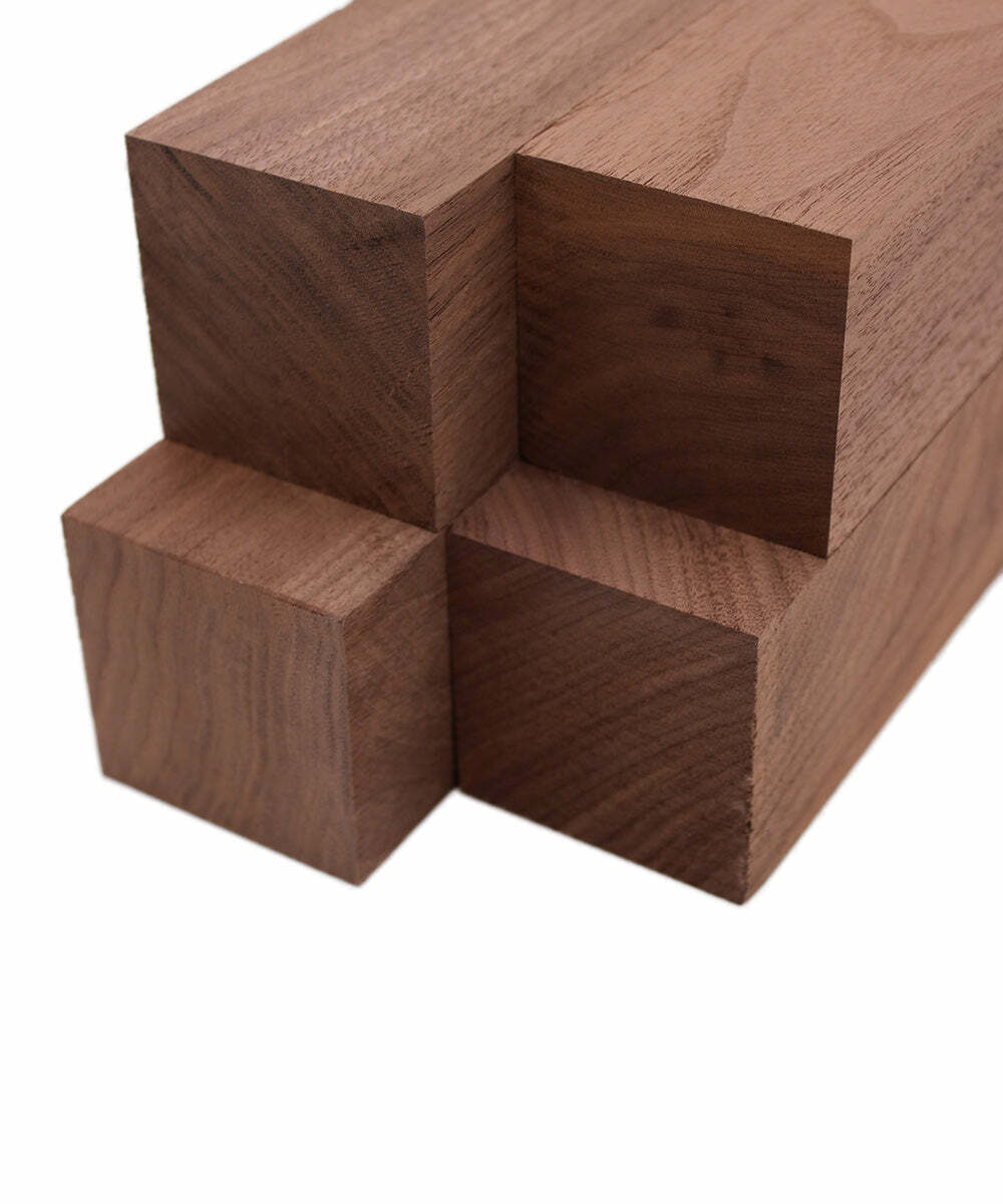 Walnut Turning Blank Squares – 2.5″ x 2.5″ (4 Pcs)