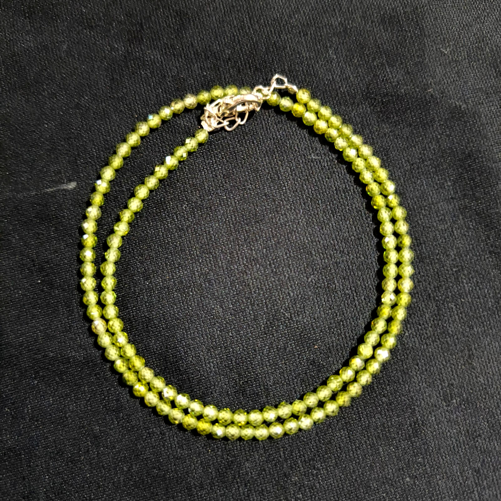 AAA+ Quality Green Diamond Beads, Faceted Diamond Beads, Rondelle Gemstone Beads