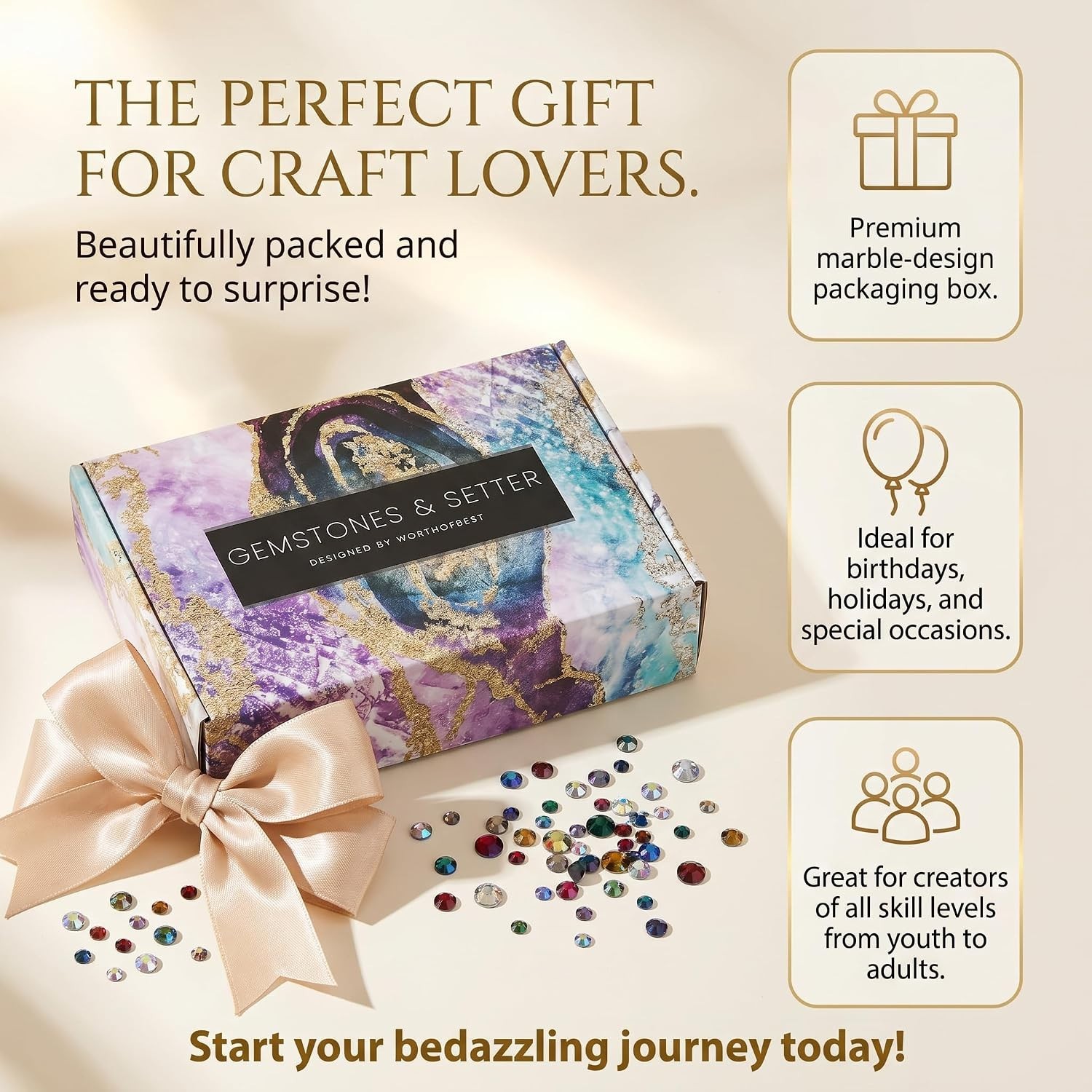 DIY Rhinestone Applicator Kit – 8500Pcs Hotfix