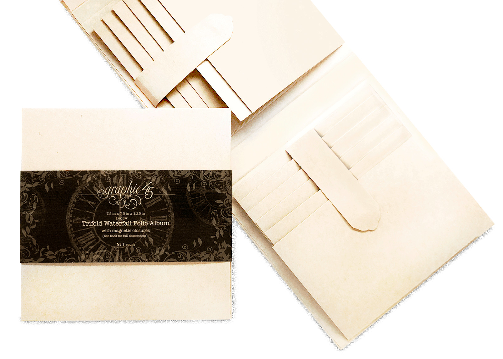 GRAPHIC 45 MAKE A SPLASH TRIFOLD WATERFALL FOLIO ALBUM KIT VOL 6 2023