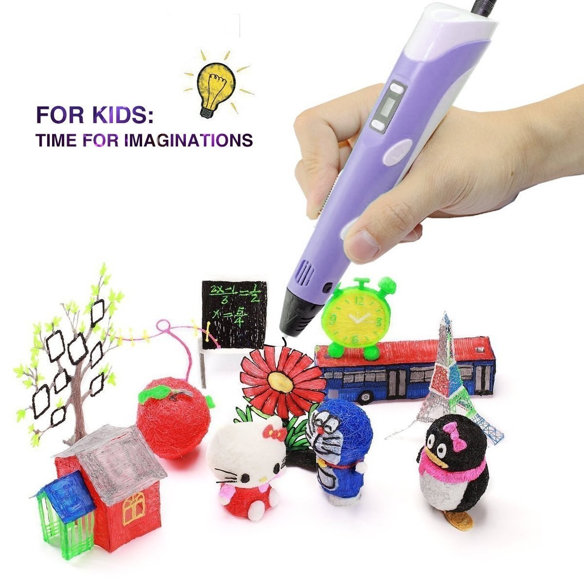 3D Printing Pen Kids Bundle – Birthday Gift set for Creative Minds 20 Colors US