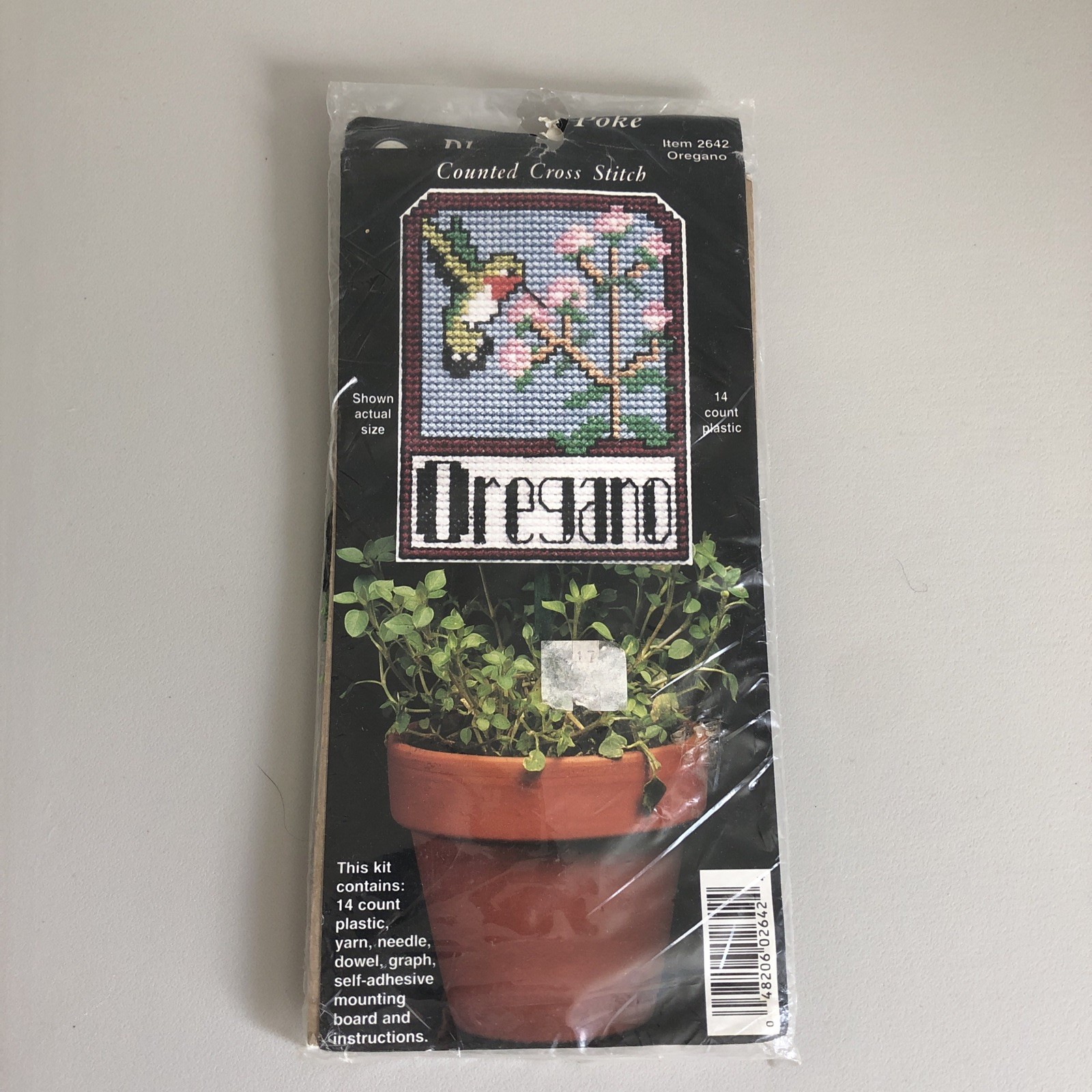 Oregano Plant Poke Item# 2642 Cross Stitch Kit NMI NOS