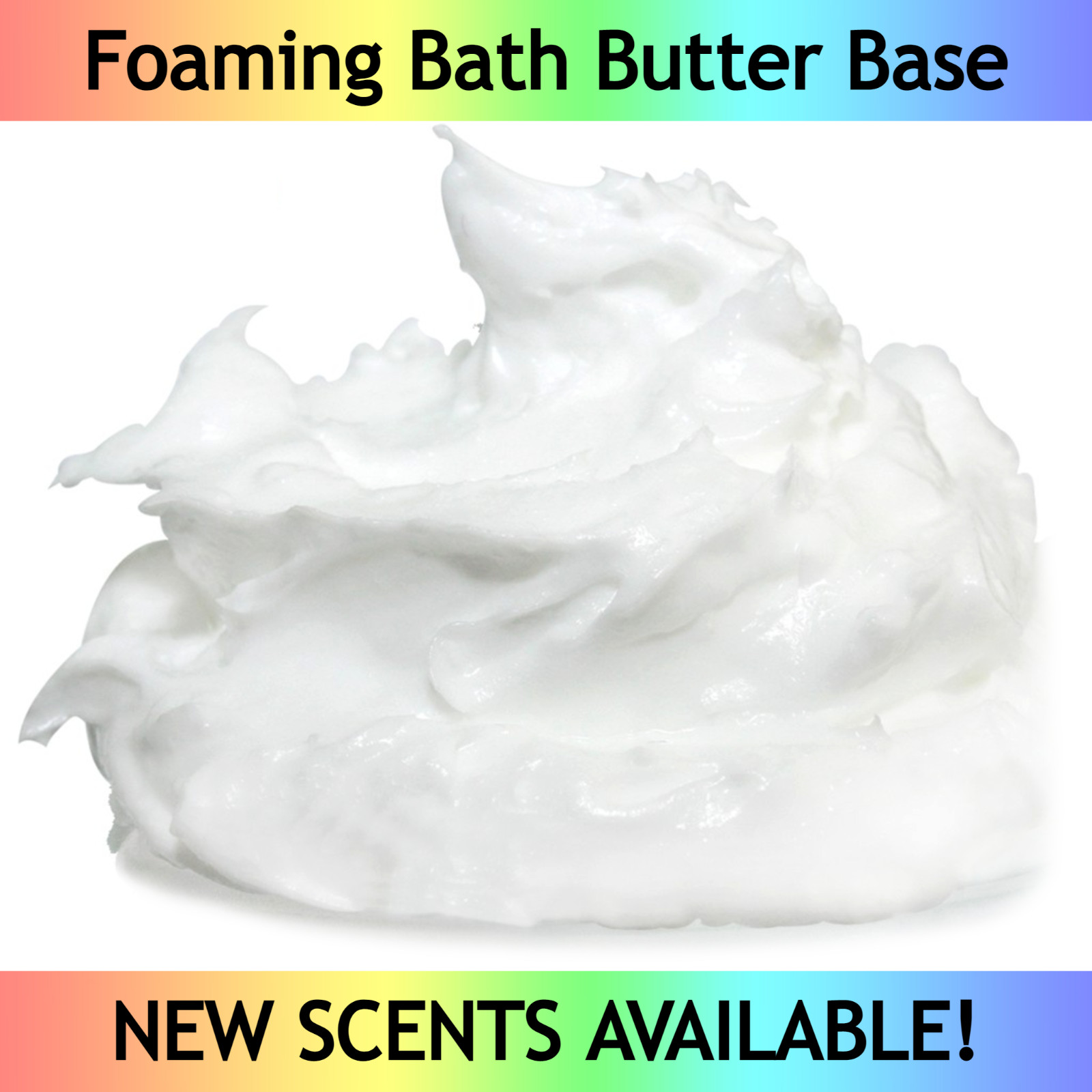 Foaming Bath Butter Whipped SCENTED – 100% Pure Premium Quality Body DIY Bulk