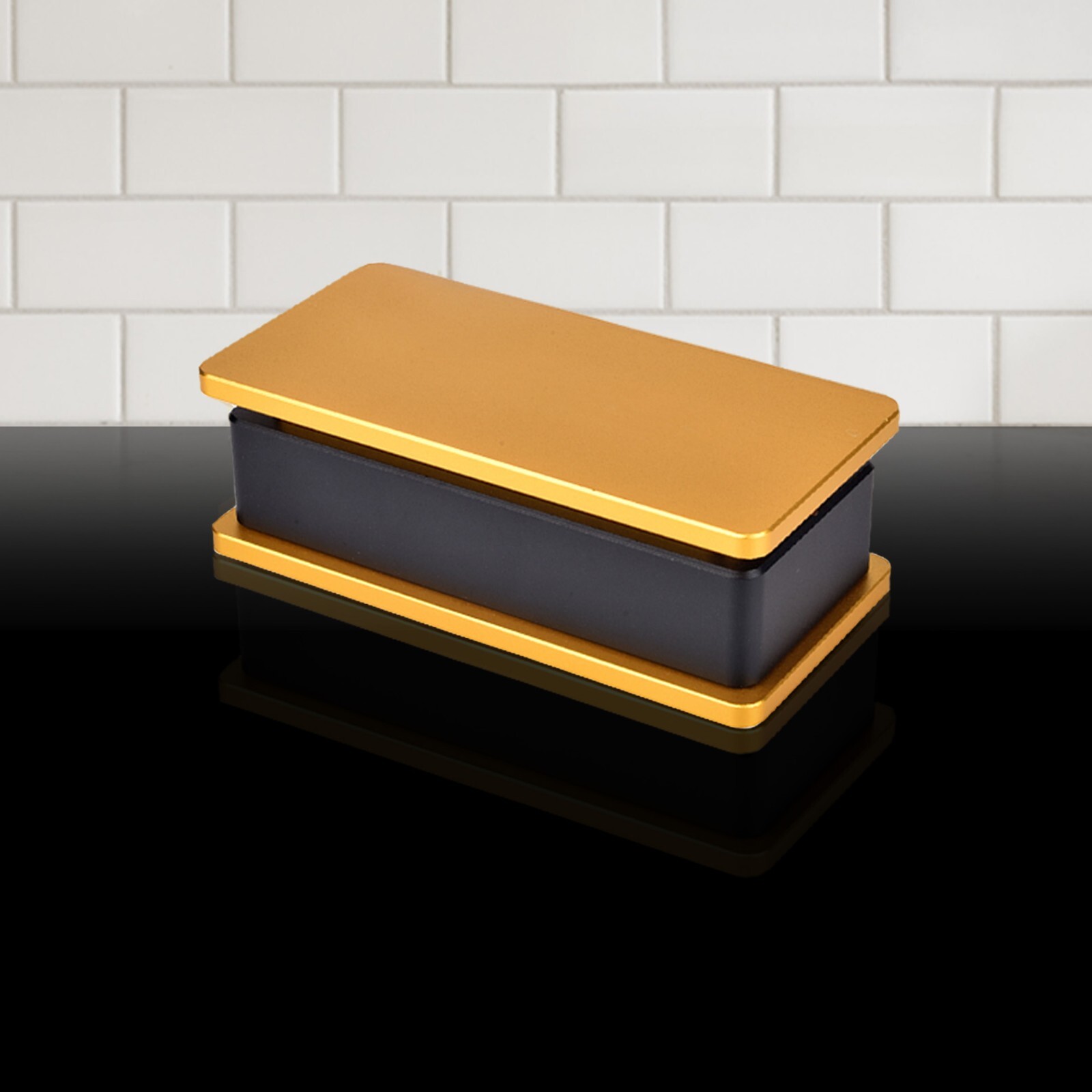4 x 2 inch Pre-Press Mold in Three Parts, Multipurpose, Food-Grade Aluminum