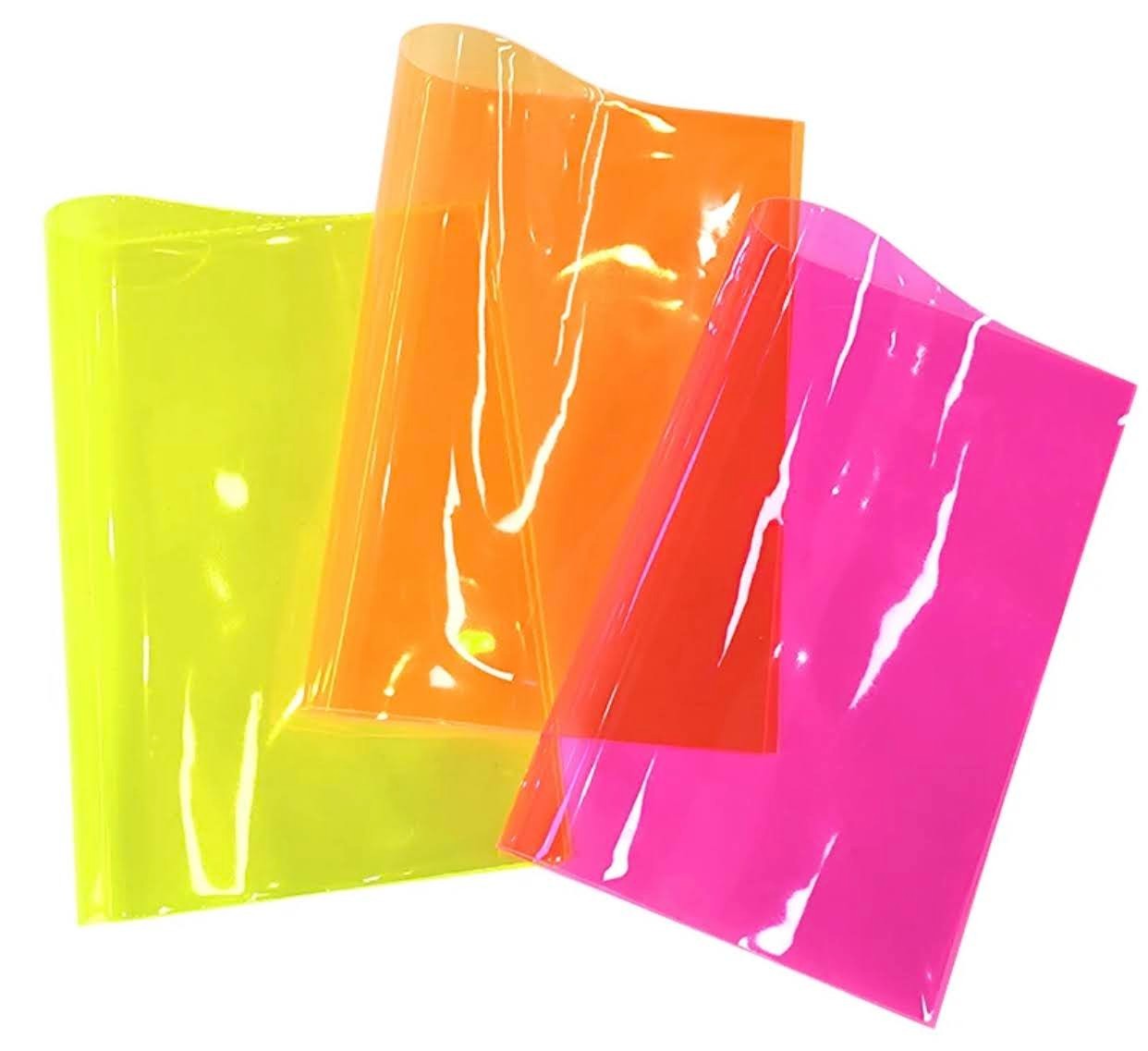 PVC Clear Plastic Tinted 0.5mm (20 gauge)Polyvinyl Transparent Multiple Uses 48″