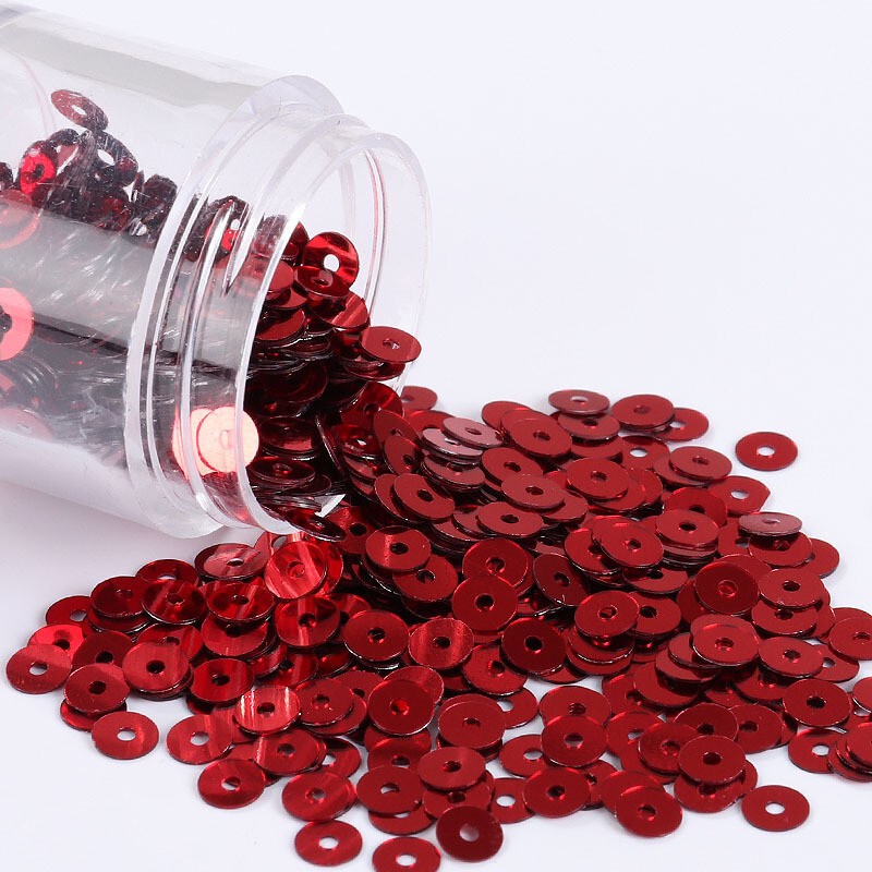 1440-8000pcs PVC Flat Metallic Shiny Round Loose Sequins Clothes Sewing Wedding