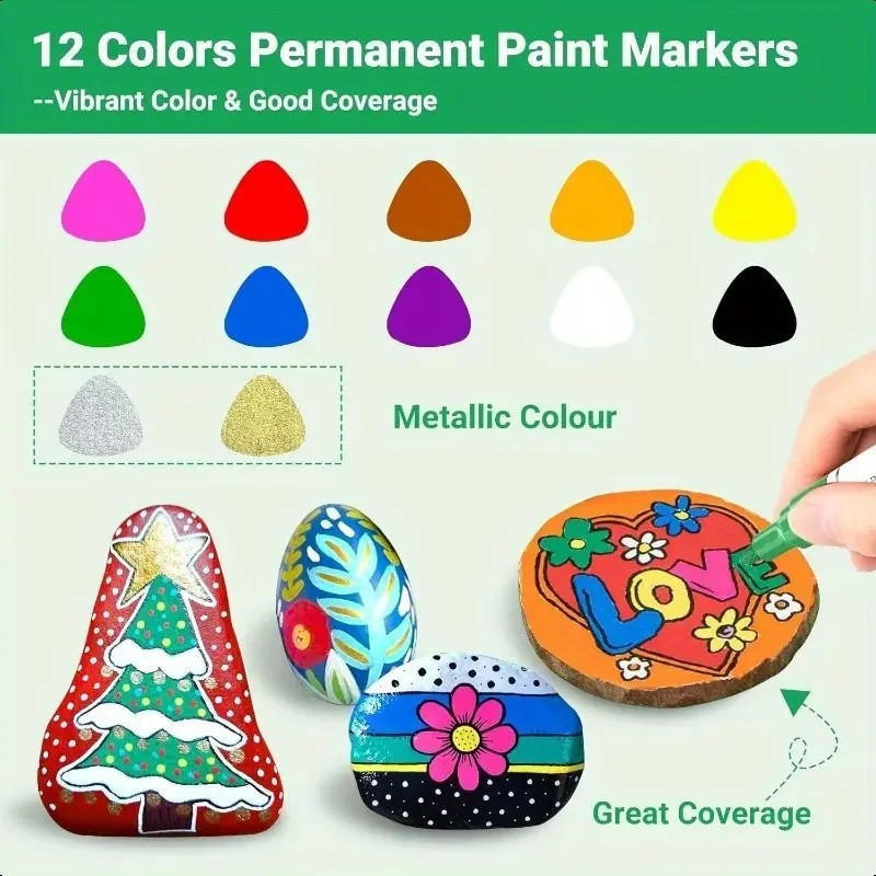 TOYO Oil Based Paint Pen, Waterproof Marker Car Tire Pen