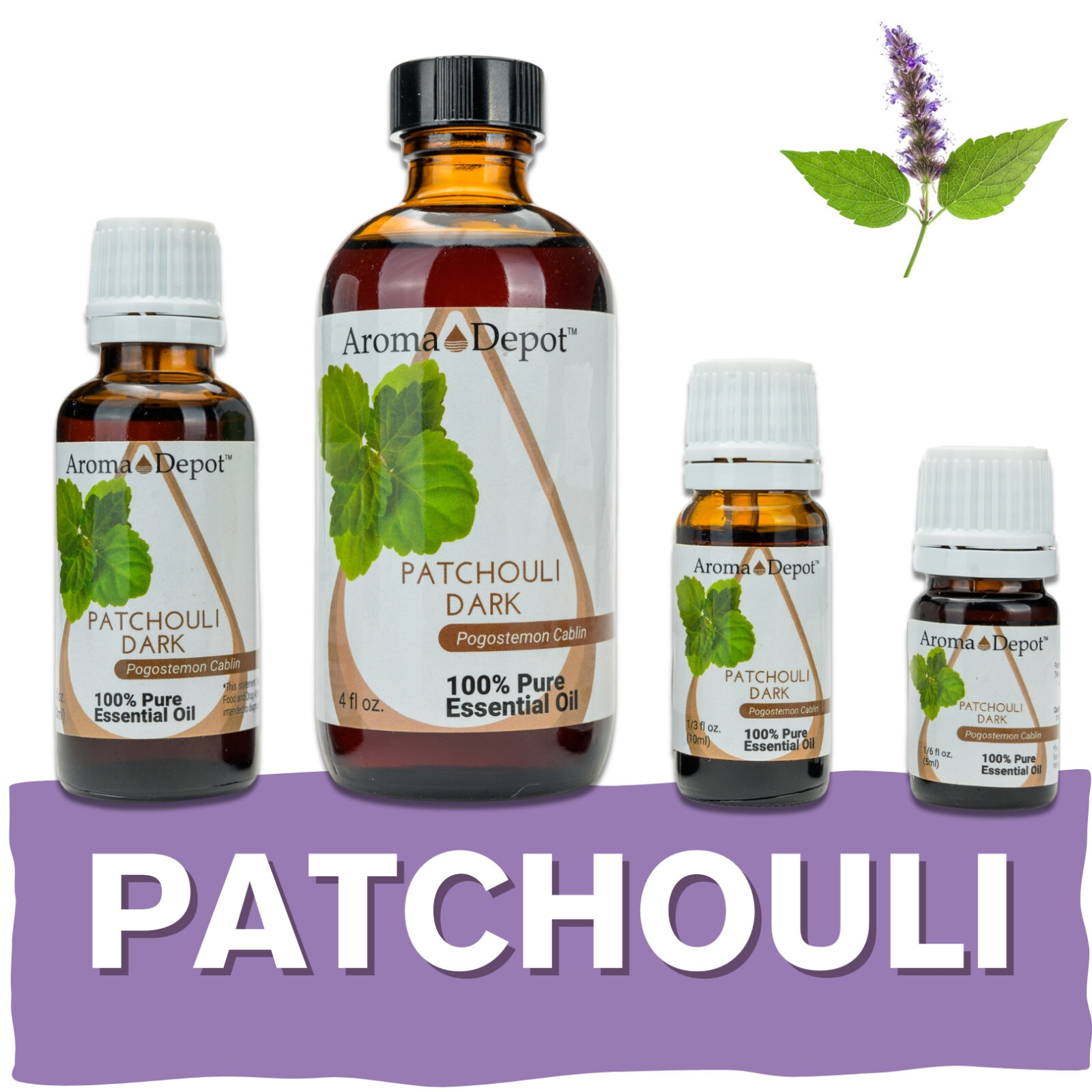 Patchouli Essential Oil Therapeutic Grade 100% Pure Natural Aceite Esencial