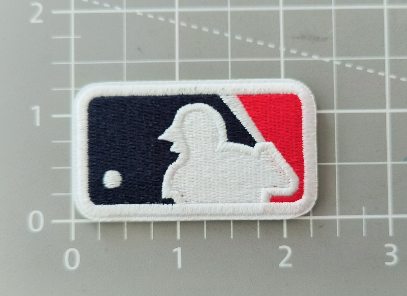 MLB Baseball Logo Patch Embroidered Iron On Small Patch 2.25×1.25″
