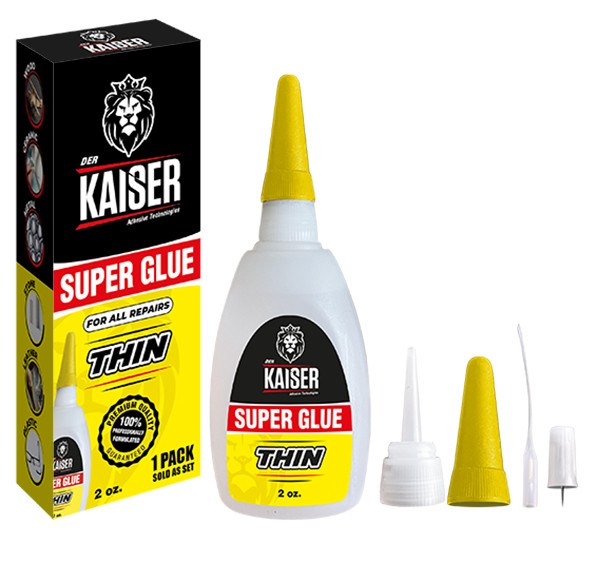 Der Kaiser Thin Cyanoacrylate (CA) Super Glue – 2 oz Bottle