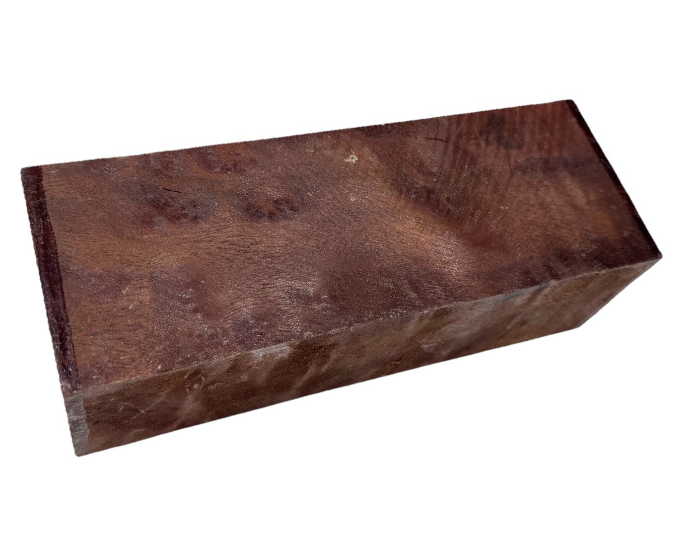 Camphor Burl wood block 7-3/8″ x 2-5/8” x 2-1/4″ (c73) Dried Craft Block