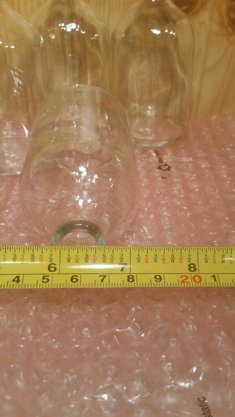 4Pcs 100ml Clear Glass Bottles Small Empty Transparent Vial NO LID
