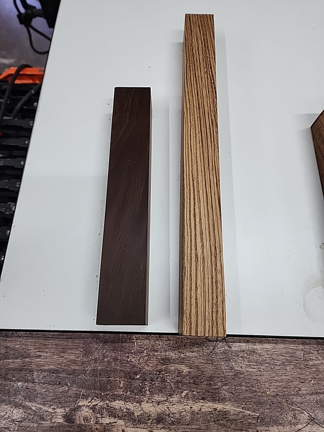 2 Pack Zebrawood 1-3/4″x2″x18-1/4″ And Cocobolo 2″x2″x12-1/8″