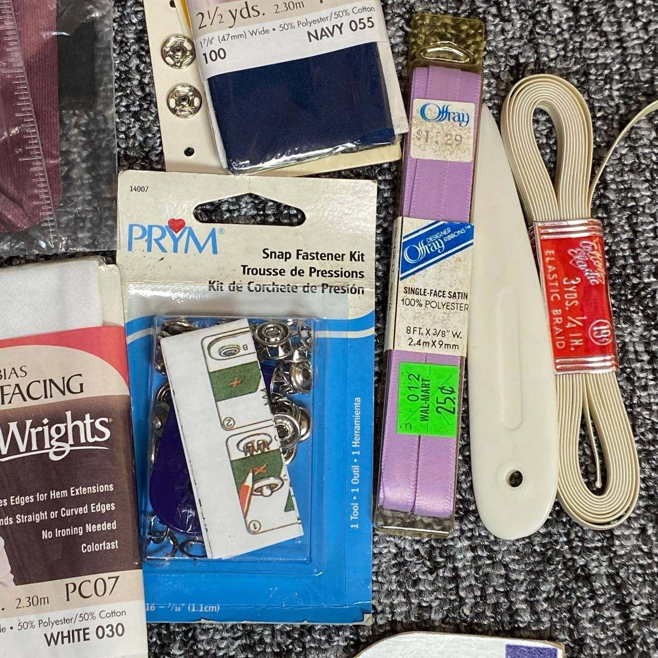 Singer Wrights Vintage Sewing Notions Lot Unisex OS Mixed Retro Craft Supplies