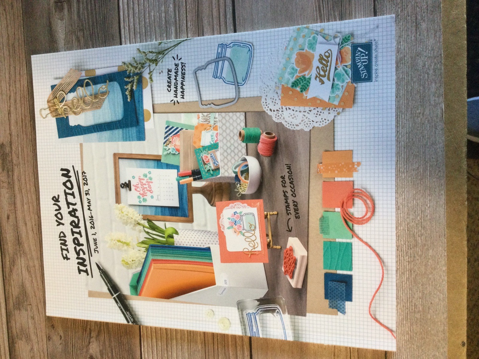 7 Stampin’ Up Idea Books Annual Catalogs Lot 2015-2023 (missing the 2020-2021)
