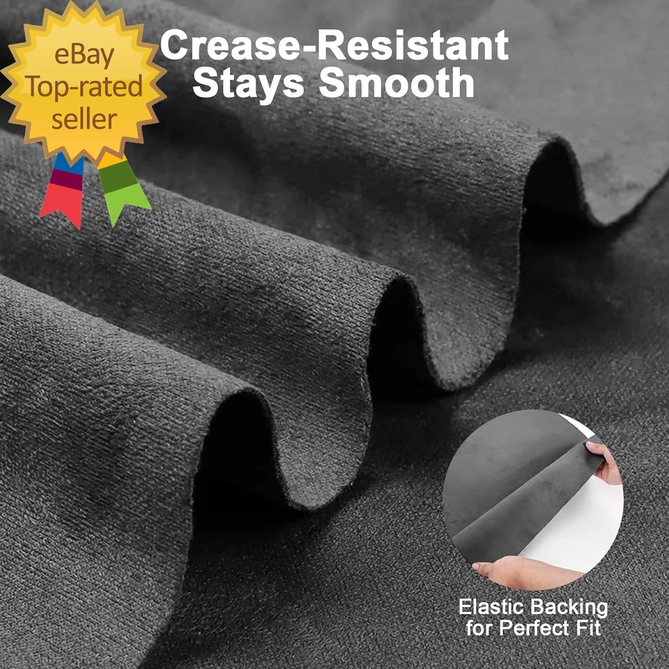 Premium Black Suede Fabric Wrap 17X70 Inch Suede Wrap for Car Interior Self-Ad