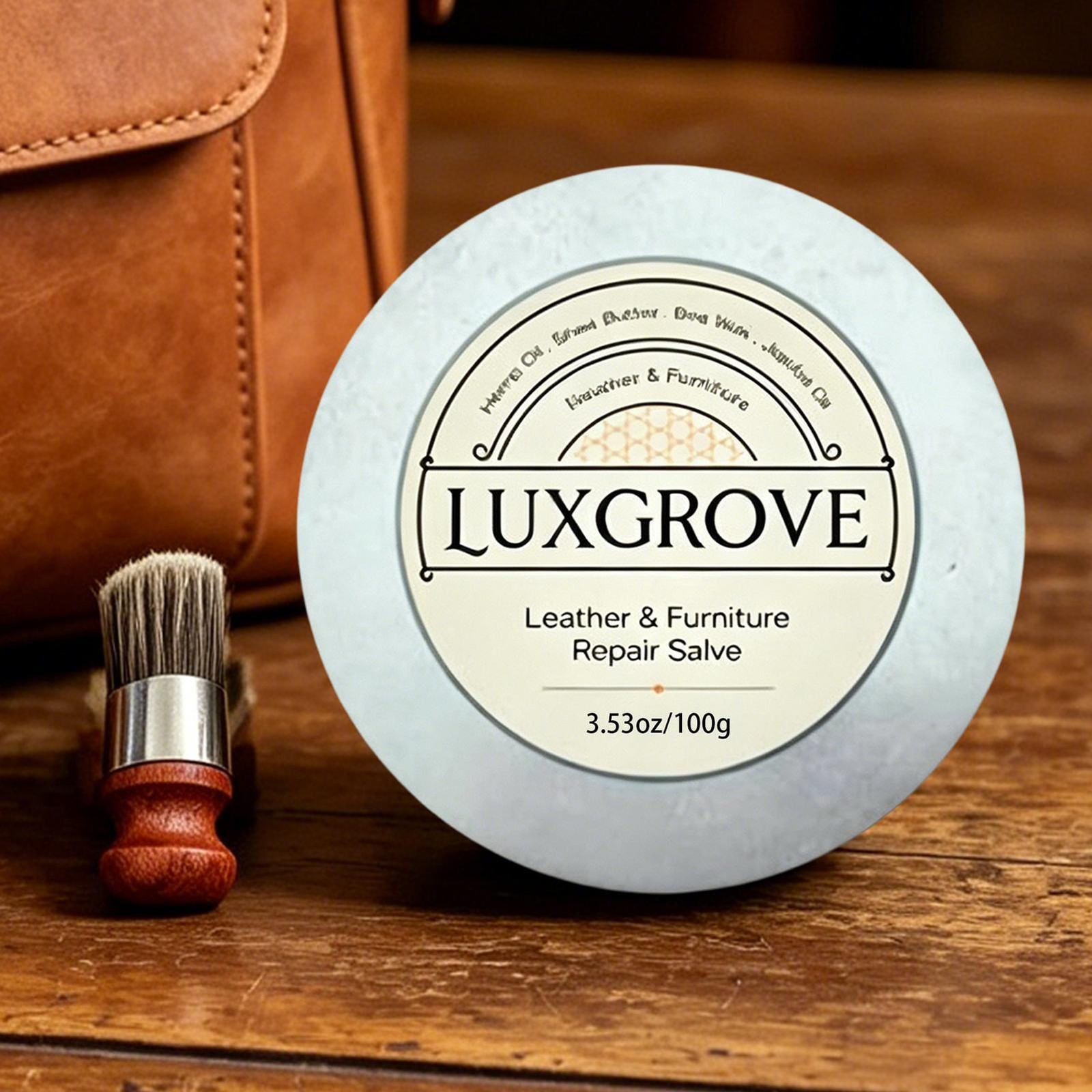 LUXGROVE Polishing, Moisturizing and Protective Ointment Gel for Leather and Fur