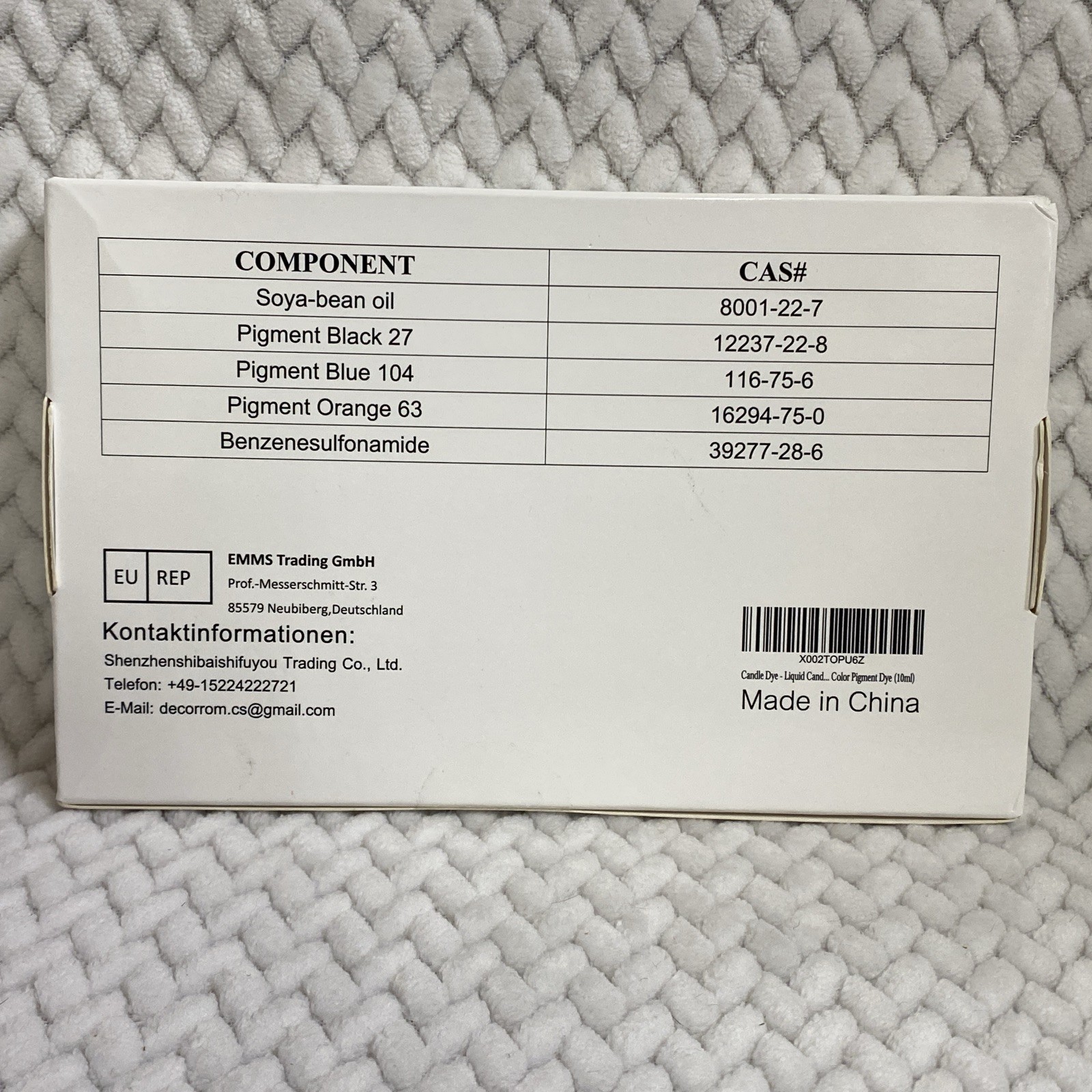 DecorRom Liquid Candle Dye