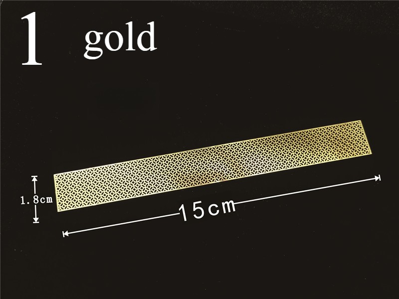 5pcs DIY Metal Alloy Pieces for Dolls Materials Hollow Out Metal Trimming Crafts