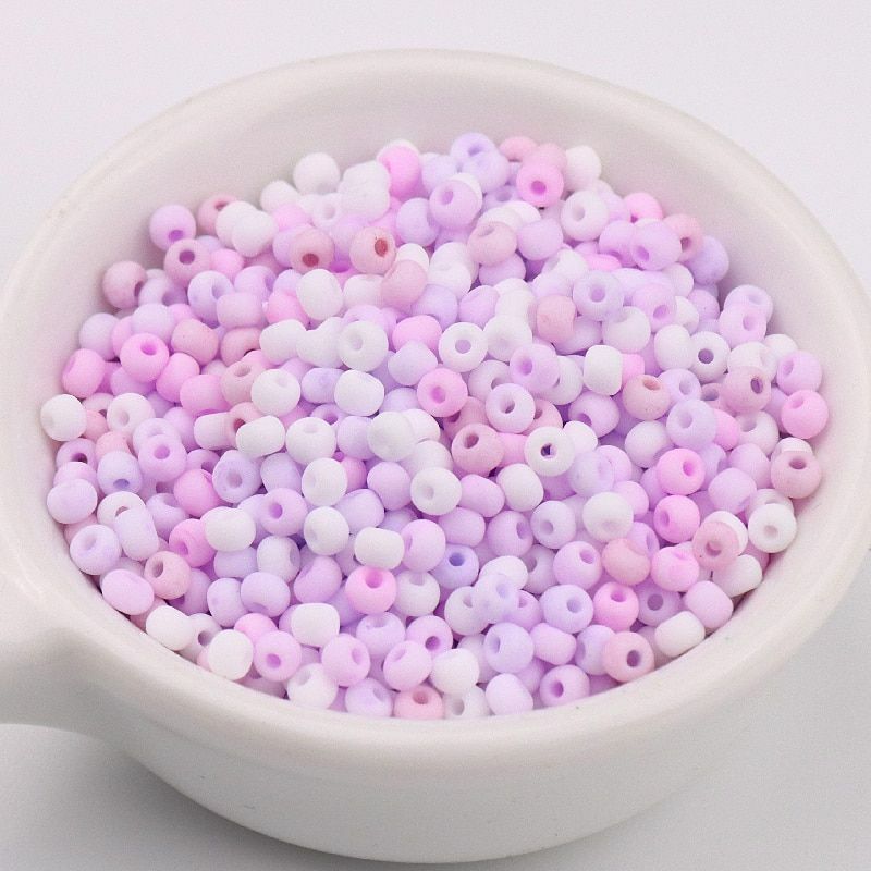 330pcs 3mm Matte Macaroon Seed 8/0 Uniform Round Spacer Bead Jewelry Making NEW