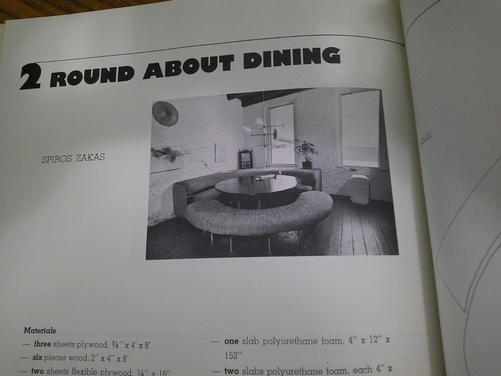 1976 Parsons School Design Furniture in 24 Hours Spiros Zakas & Students
