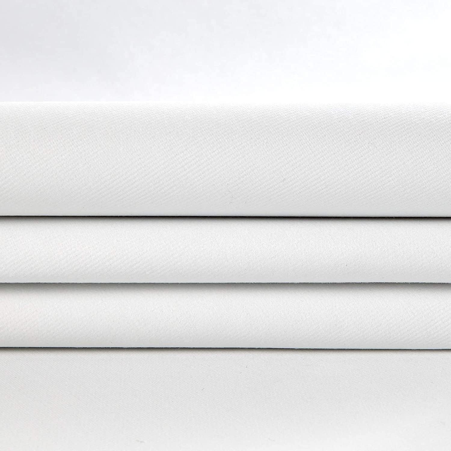 ROC-lon 54 Inch 100% Polyester Budget Blackout Drapery Lining Fabric, 25 Yard