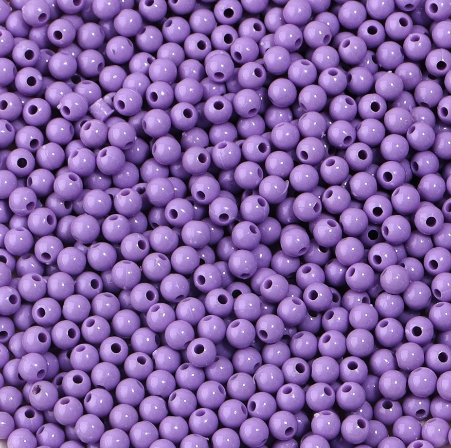 1000PCS 4mm Acrylic Spacer Beads Mini Round DIY Jewelry Making Craft