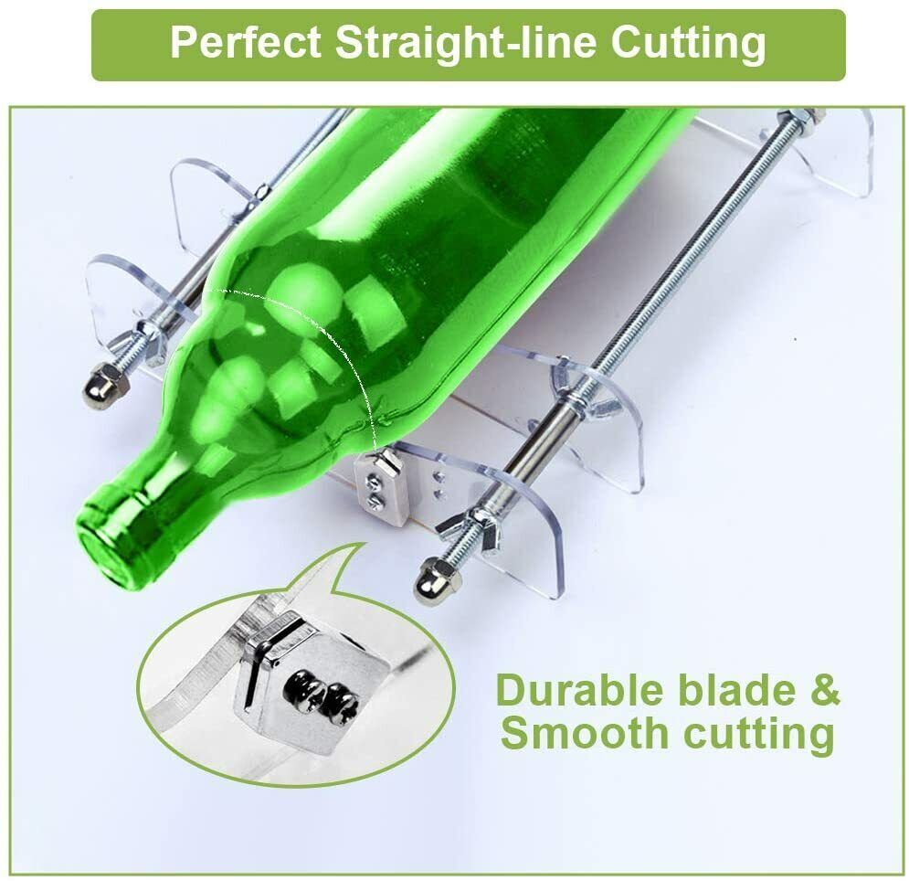Glass Bottle Cutter Kit Beer Wine Jar DIY Cutting Machine Craft Recycle Tools US