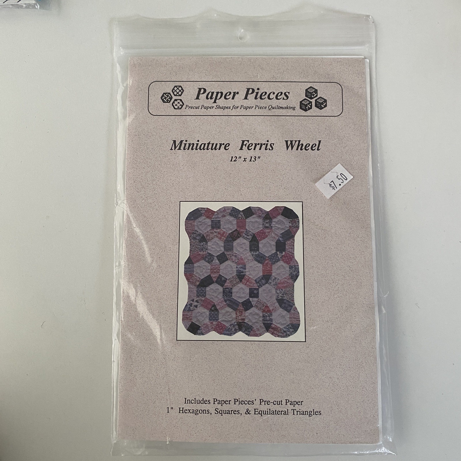 Precut Paper Pieces and Various Shapes for Paper Pieced Quilting