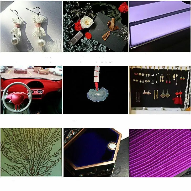 Self Adhesive Faux Suede Fabric Wrap Film Sticker Stretch Diy Car Interior Craft