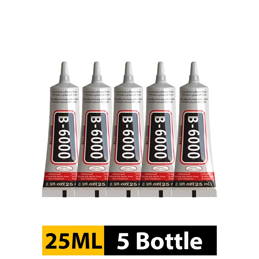 15/25/50/110ML B6000 Super Glue Telephone Mobile Phone Touch Screen Adhesive DIY