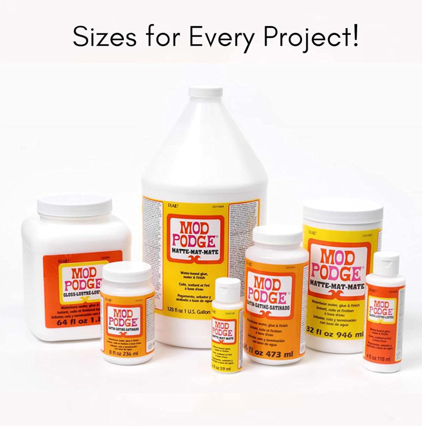 Mod Podge Matte Sealer, Glue & Finish: All-in-One Craft Solution- Quick Dry