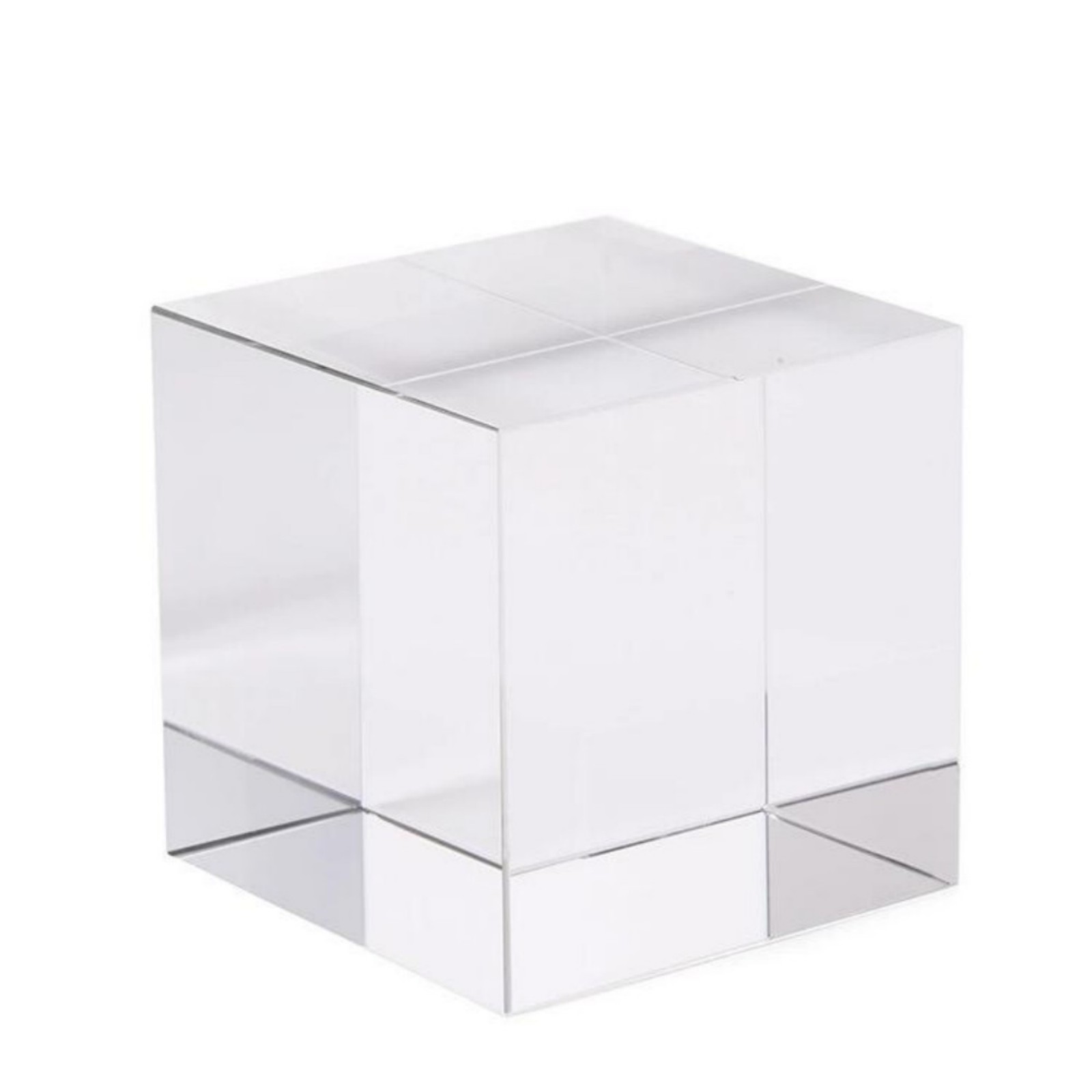 K9 Artificial Crystal Glass Block Cube For 3D Laser Engraving Blank Crystal