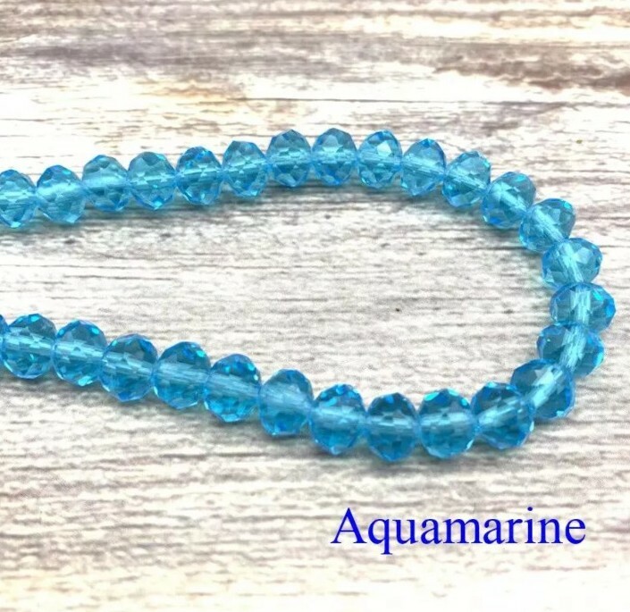 3X4mm 140pcs Austria Faceted Crystal Glass Beads Loose Spacer Beads for Jewelry