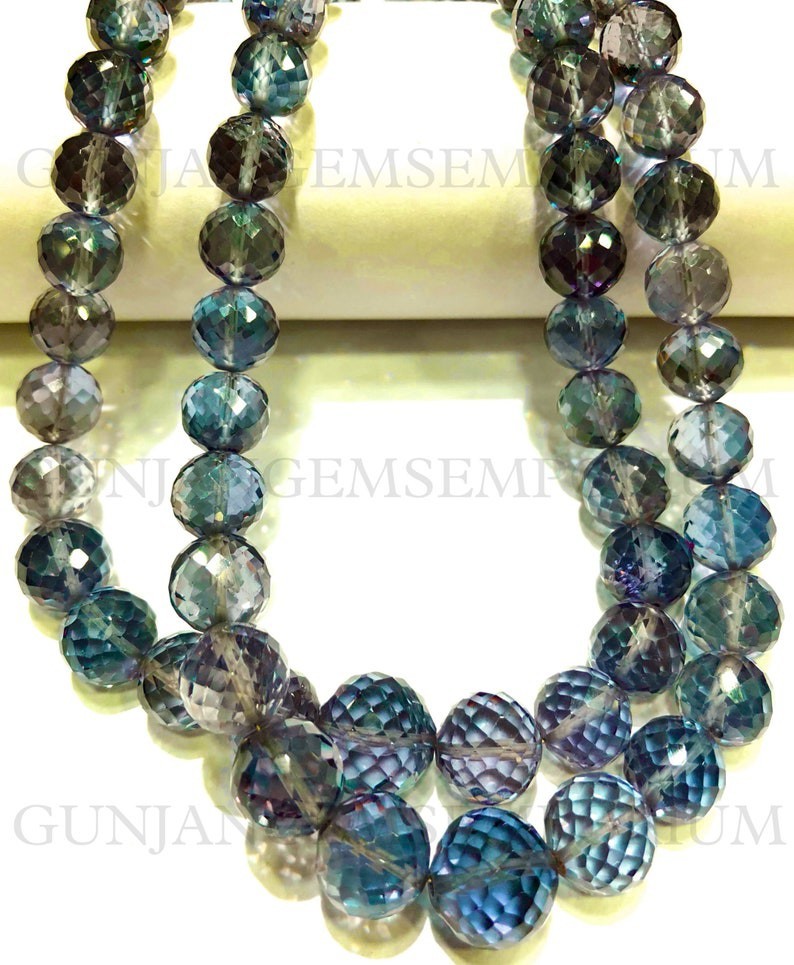 Alexandrite Faceted Round Beads Rare Alexandrite Gemstone 8-10mm Alexandrite