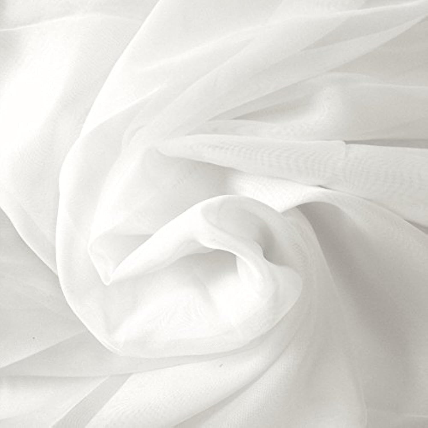 5 Yard White Indian Voile Cotton Fabric Solid Plain Dressmaking Sewing Fabric