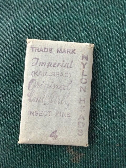 PRE 1918 Insect Collector Pins Karlsbad Austria Original Emil Artl