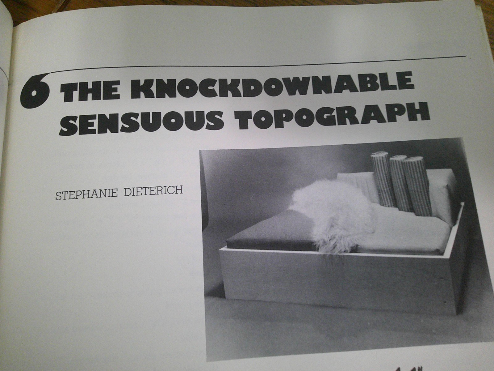 1976 Parsons School Design Furniture in 24 Hours Spiros Zakas & Students