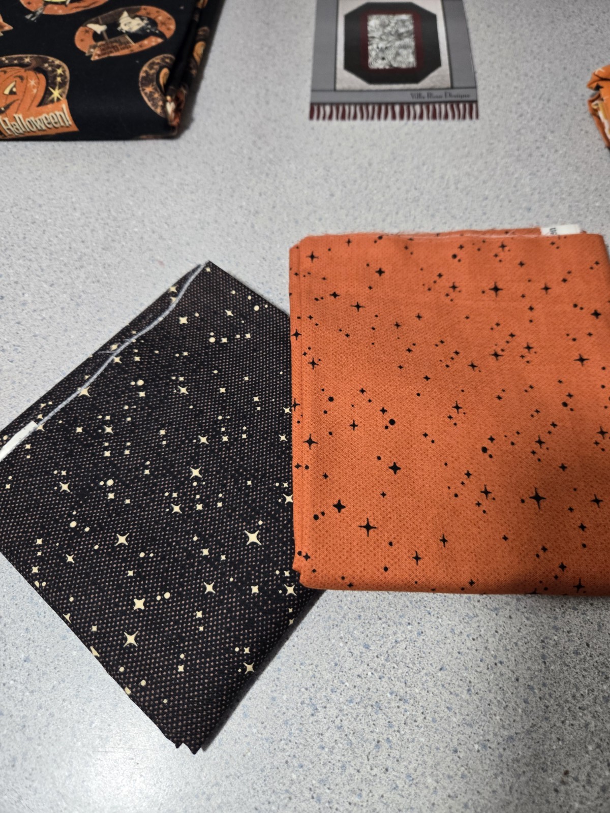 Halloween Firefox 56 X 72 Quilt Kit 2017 Pat Fryer Villa Rosa Designs