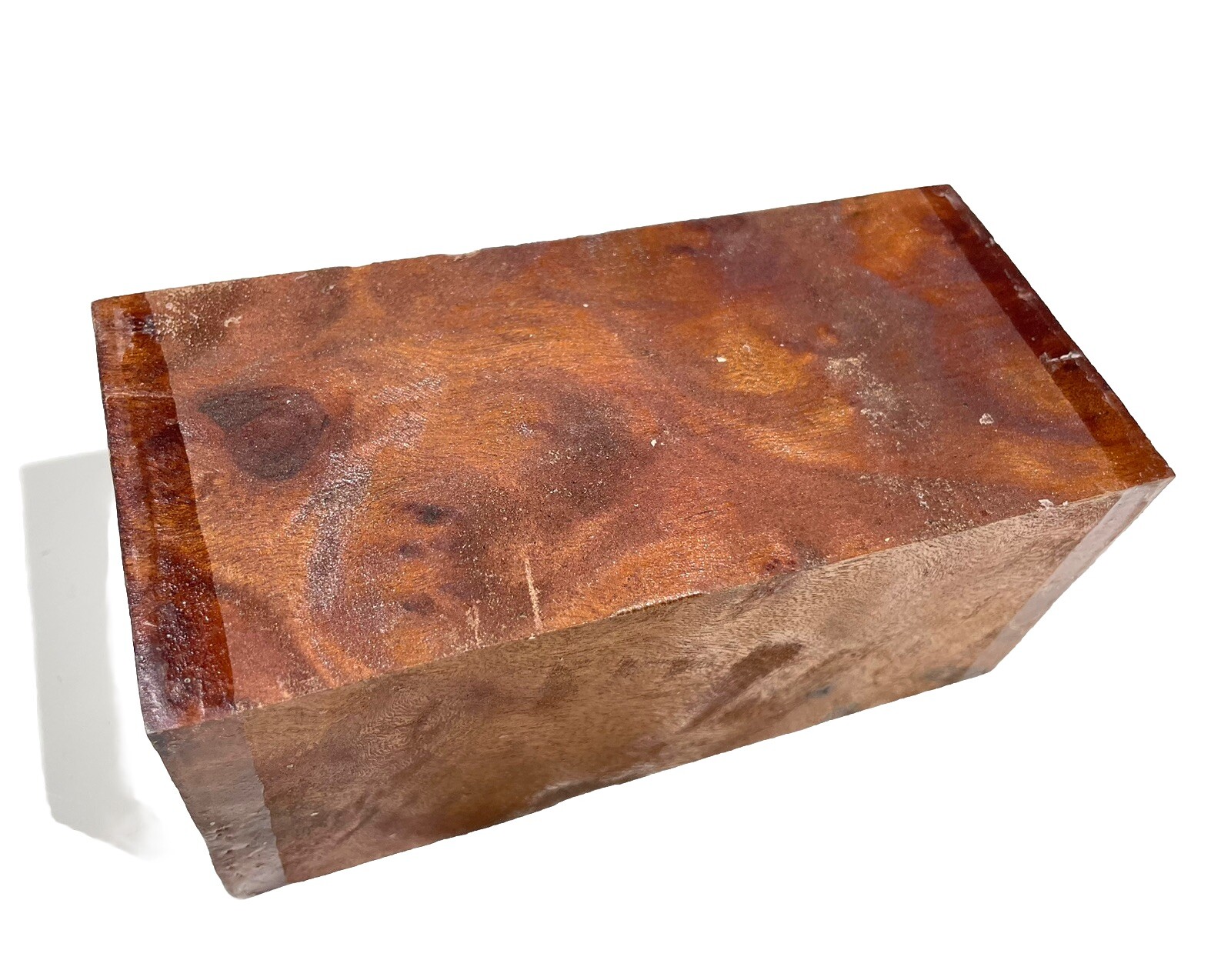 Camphor Burl wood turning blank 2-5/8″ x 2-5/8″ x 5-5/8″ (b33) Dried