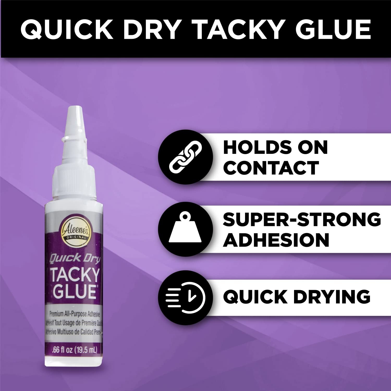 Aleene’s Tacky 5-Piece Trial Pack, All Purpose Glue for Crafts and DIY Projects,