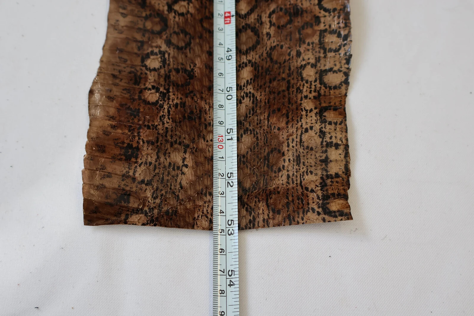 Genuine snake leather Real snakeskin leather for crafts, thin and glossy