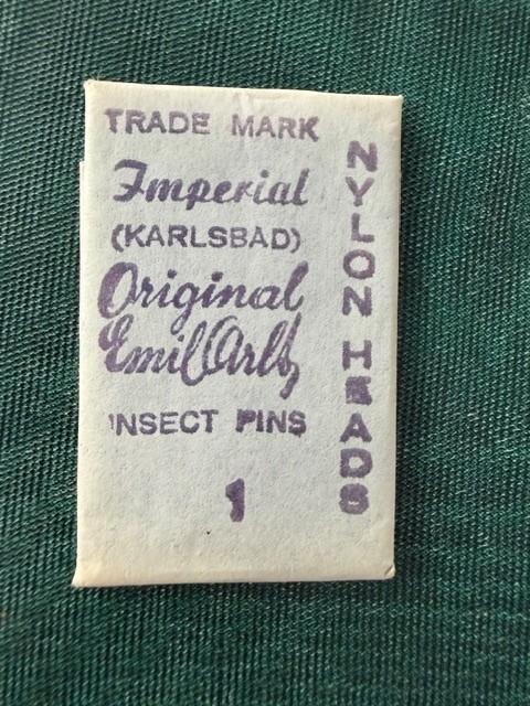 PRE 1918 Insect Collector Pins Karlsbad Austria Original Emil Artl