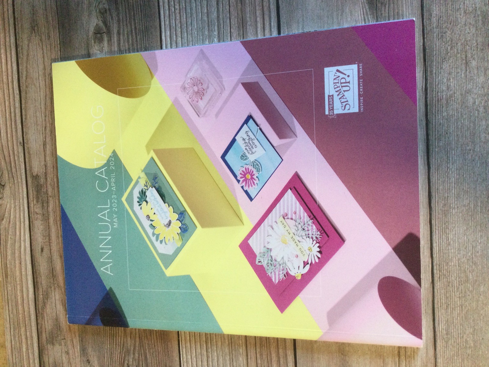7 Stampin’ Up Idea Books Annual Catalogs Lot 2015-2023 (missing the 2020-2021)
