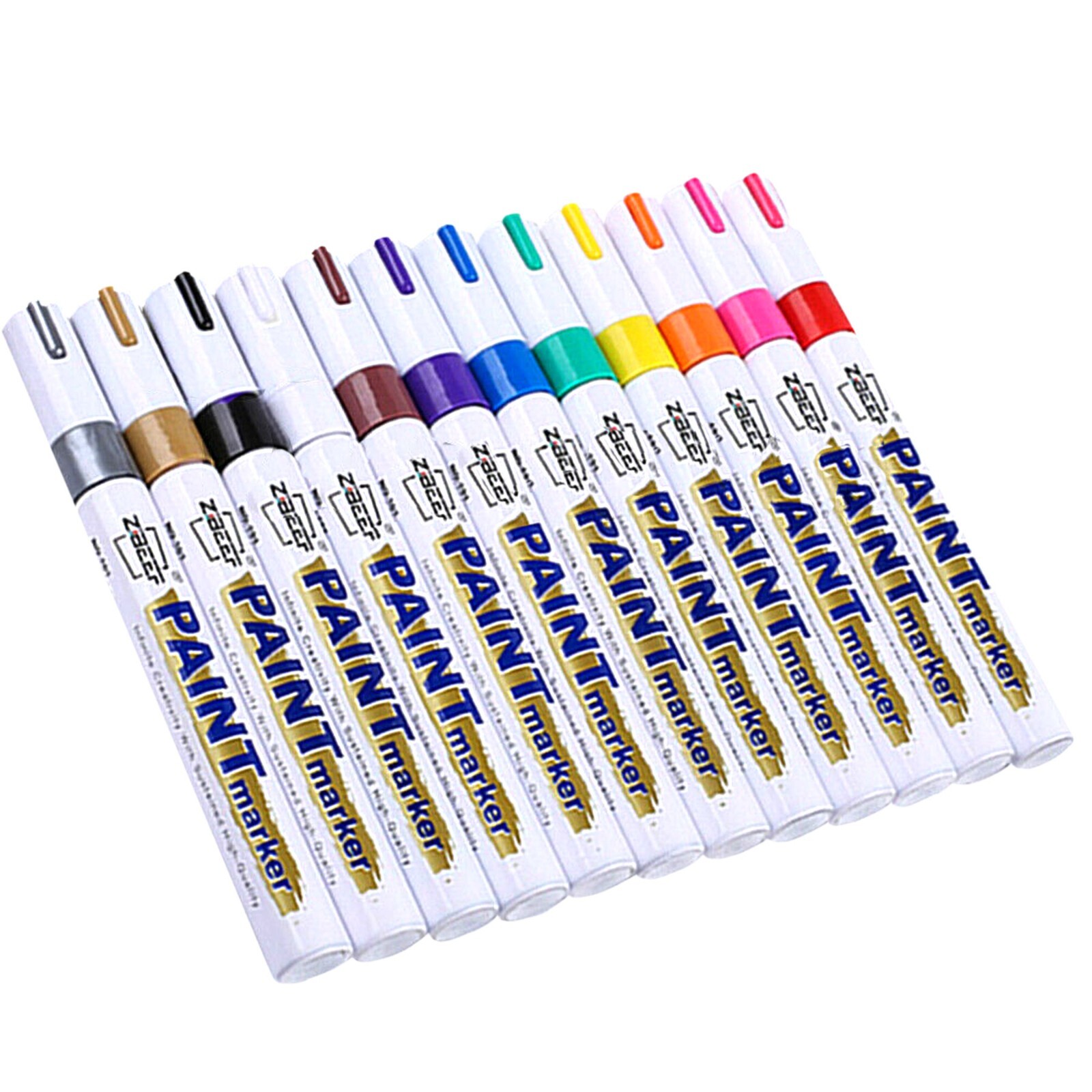 Total Tire Letters Waterproof Permanent Paint Marker Pen Car Tires Rubber Metal