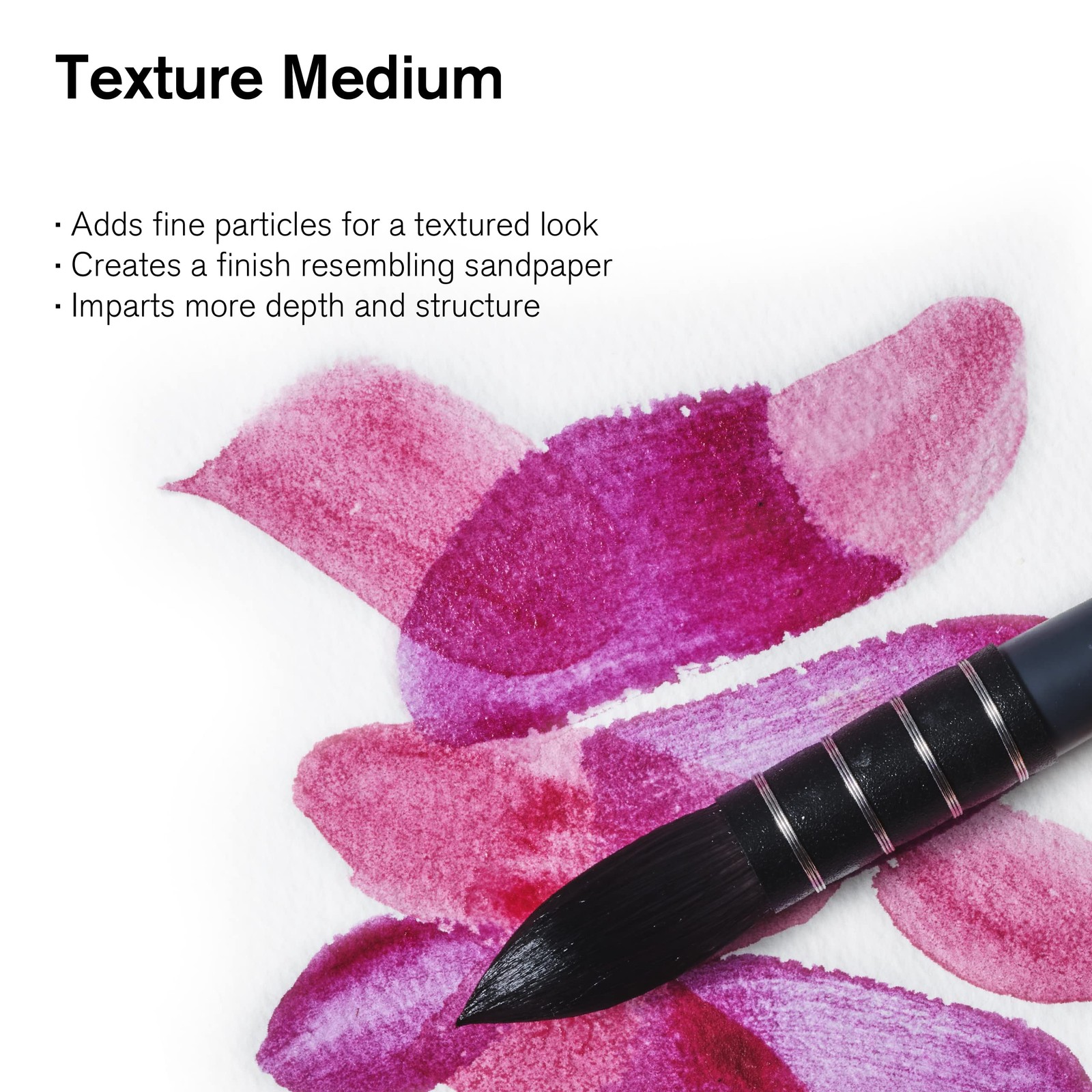 Winsor & Newton Watercolor Medium, 2.5 Fl Oz (Pack of 1), texture medium