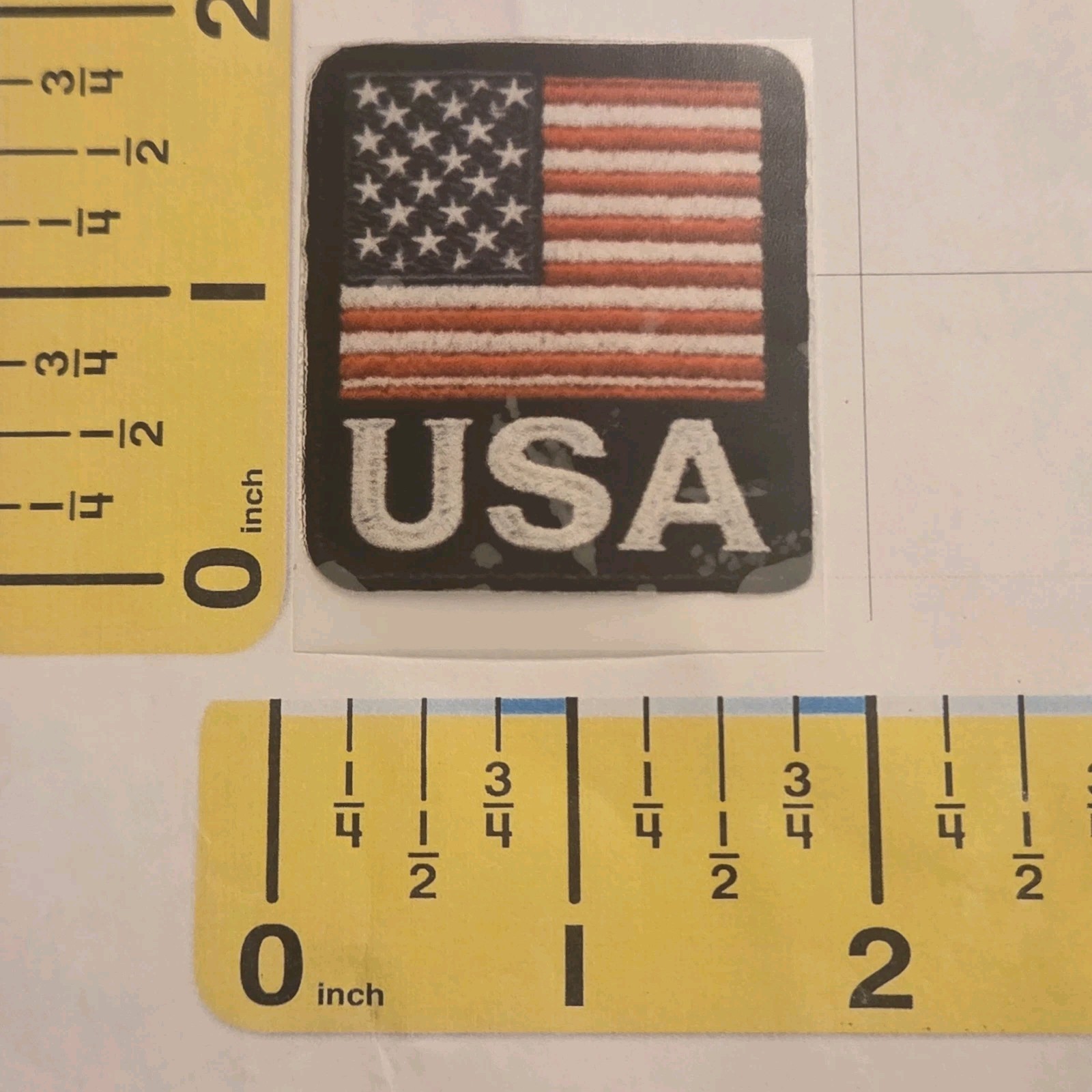 USA American Flag Iron On Patch 1.75″ x 1.75″
