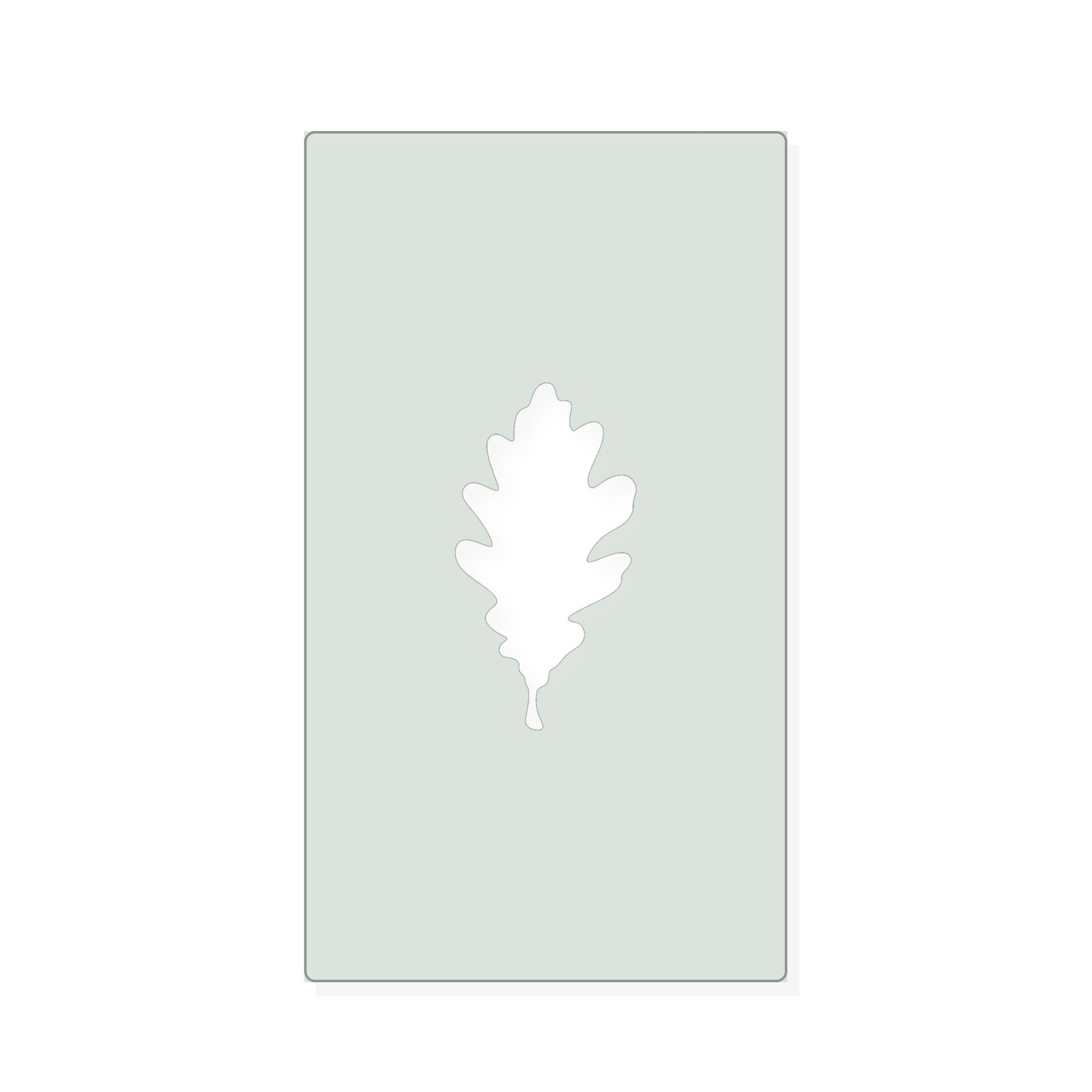 Oak Leaf 3 Reusable Mylar Stencil, 10 mil Plastic Paint Stencil for Crafts and D