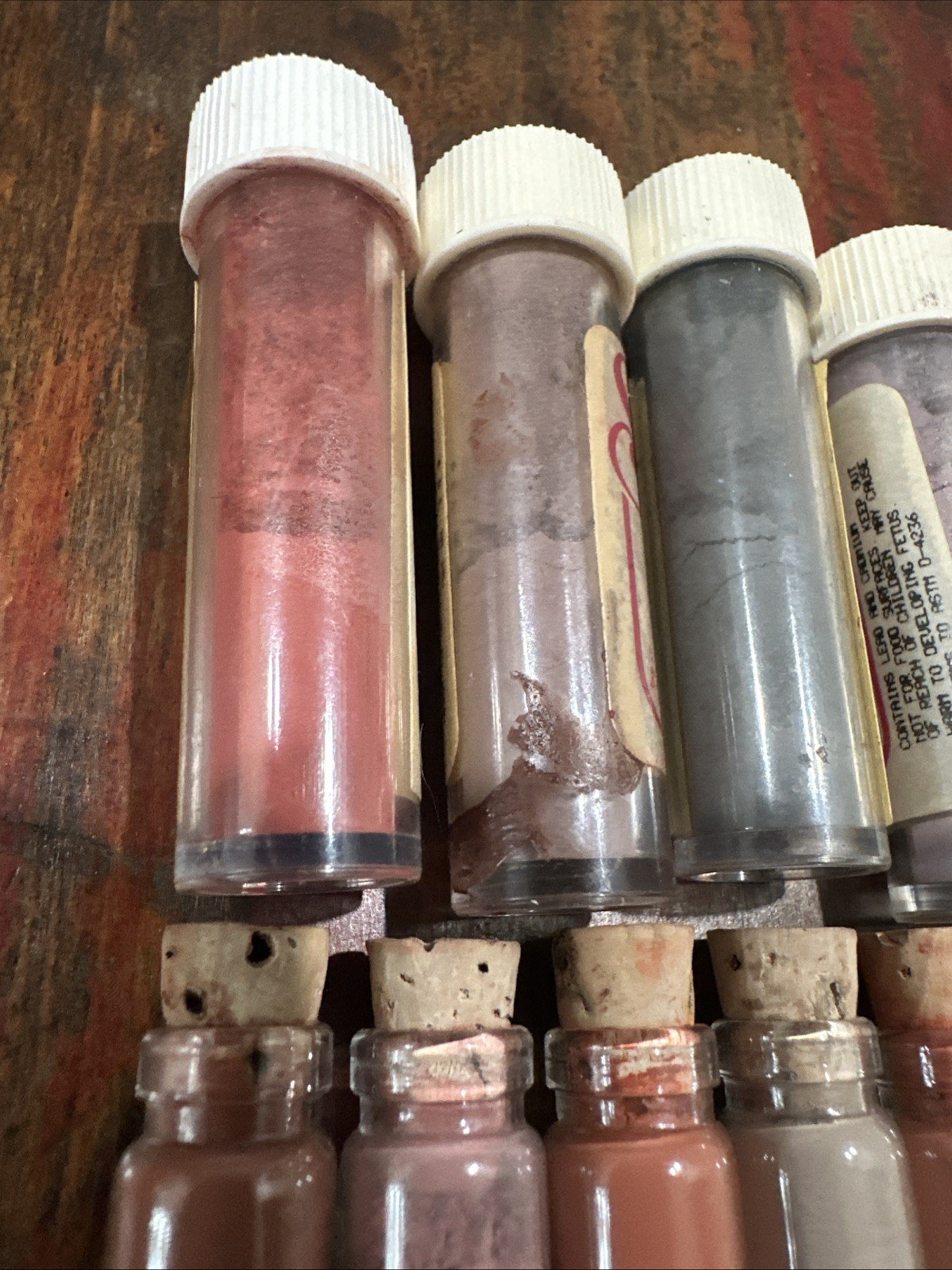 Vintage Seeley’s Virginia LaVorgna China Paint Lot Doll Making Porcelain Pigment