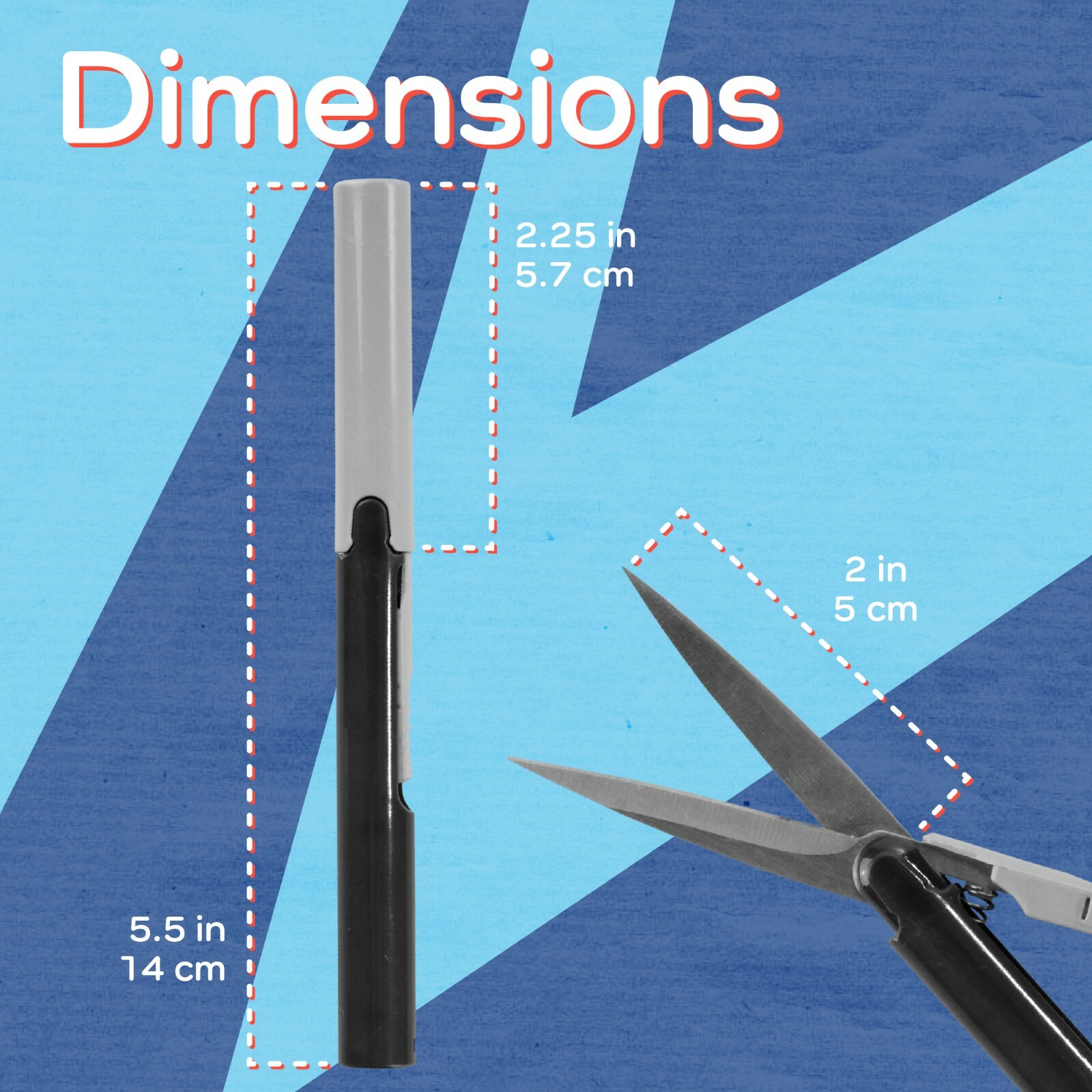 JubileeYarn Penblade Pen-Style Portable Pocket Travel Scissors